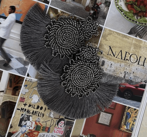 Pendientes Napoli Grises